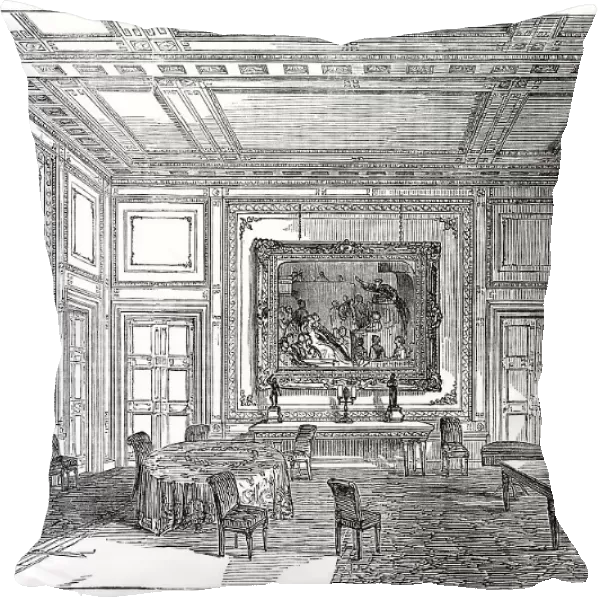 The Room in which Sir Robert Peel died, 1850. Creator: Unknown
