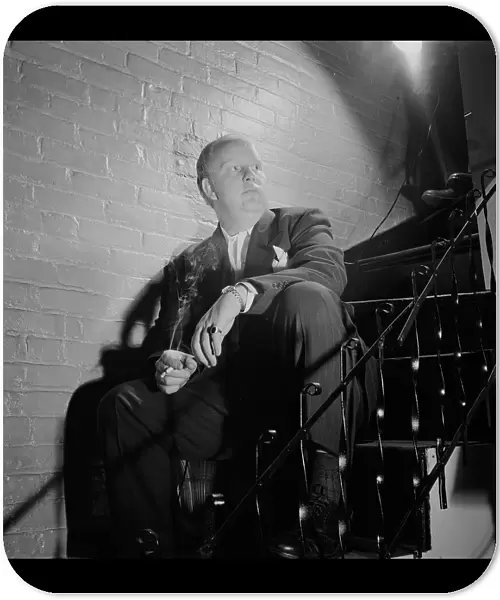 Portrait of Edwin A. Finckel in his home, Greenwich Village, New York, N.Y. ca. July 1946. Creator: William Paul Gottlieb