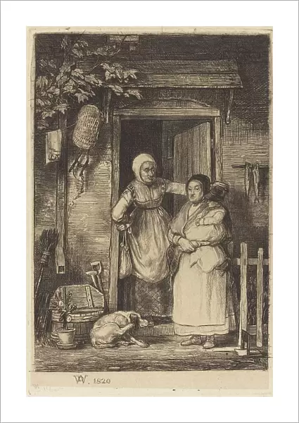 The Cottage Door, published 1824. Creator: David Wilkie