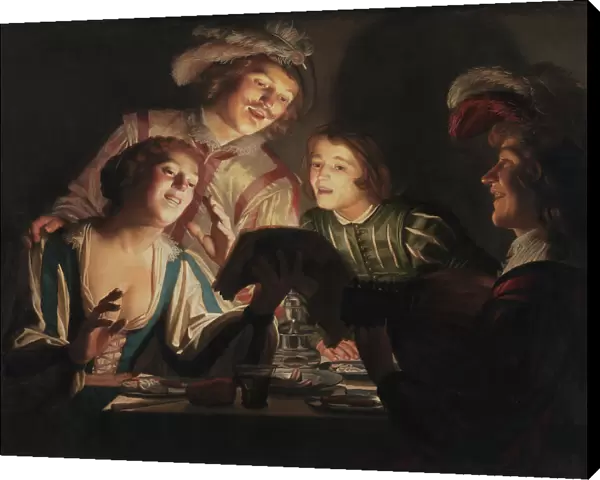 Musical Group by Candlelight, 1623. Creator: Gerrit van Honthorst
