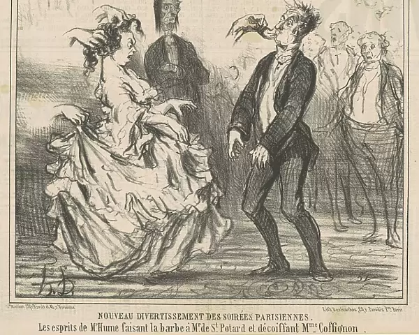 Nouveau divertissement des soirées, 19th century. Creator: Honore Daumier