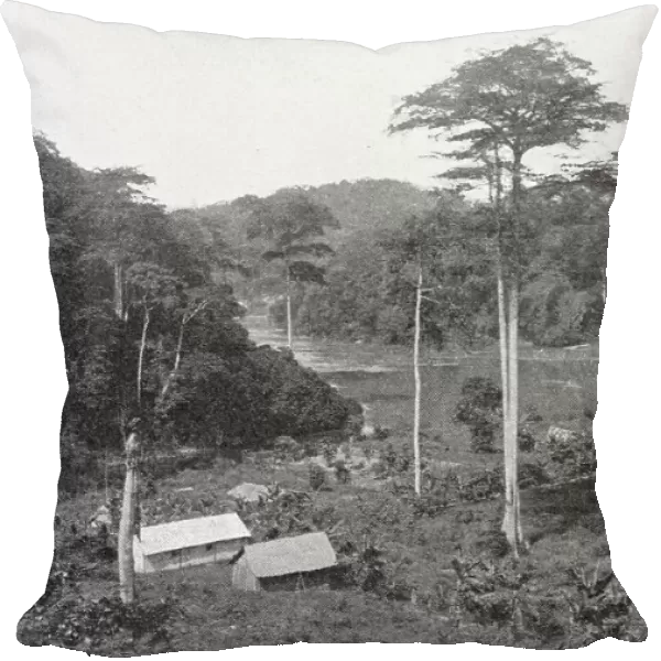 Vue sur le Konilou a l'embouchure de la Mandji; L'Ouest Africain, 1914. Creator: Unknown