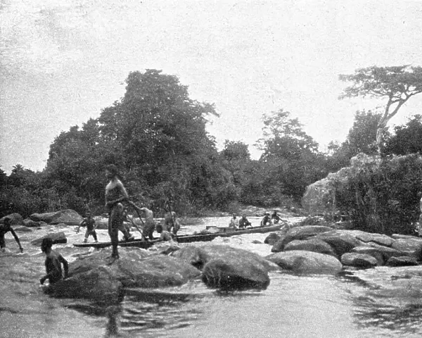 Rapides du M'bomou; L'Ouest Africain, 1914. Creator: Unknown