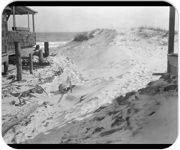 View near Arnold Genthe's bungalow in Long Beach, New York, between 1911 and 1942. Creator: Arnold Genthe