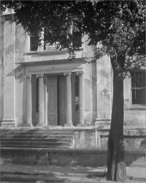 Entrance to an unidentified building, New Orleans or Charleston, South Carolina, c1920-c1926. Creator: Arnold Genthe