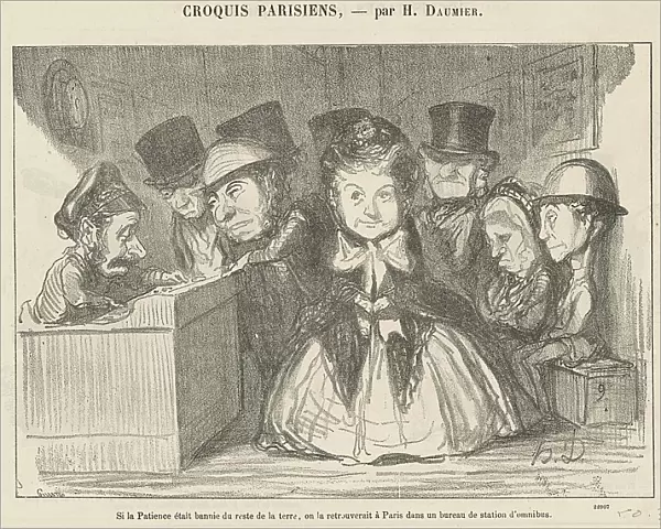 Si la patience était bannie du reste... 19th century. Creator: Honore Daumier
