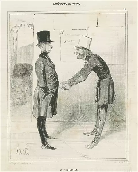 Le Protecteur, 19th century. Creator: Honore Daumier