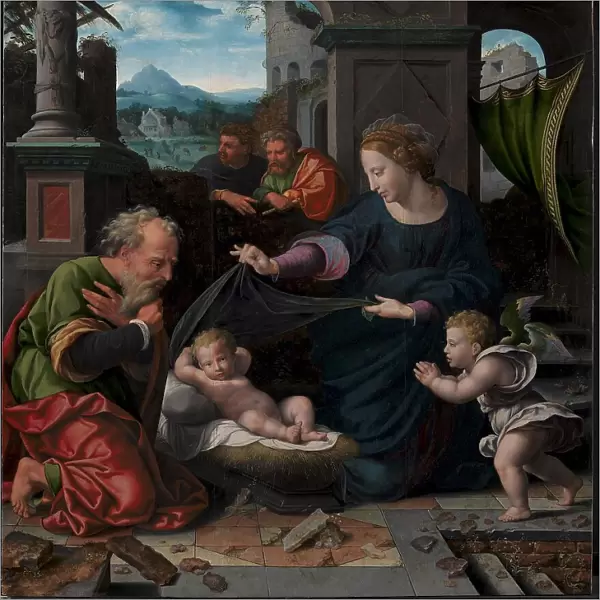 The Holy Family, 1515-1615. Creators: Workshop of Joos van Cleve, Unknown