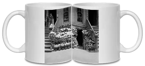 An Easter floral display, New York, between 1900 and 1910. Creator: Unknown