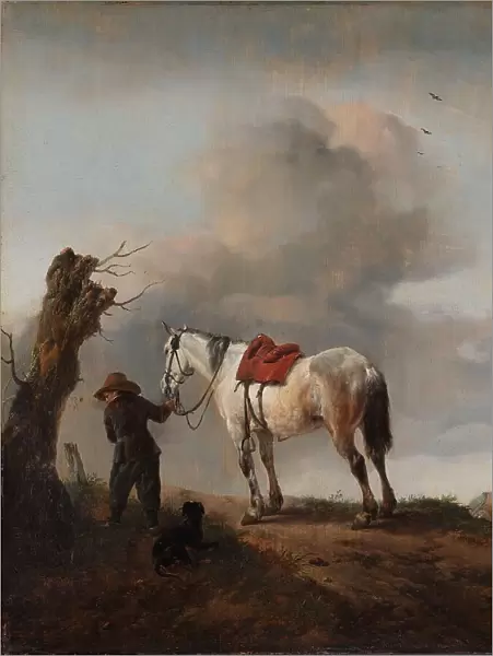 The Grey Horse, c.1646. Creator: Philips Wouwerman