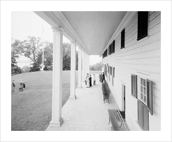 East portico, Mt. Vernon, Va. between 1900 and 1915. Creator: William H. Jackson