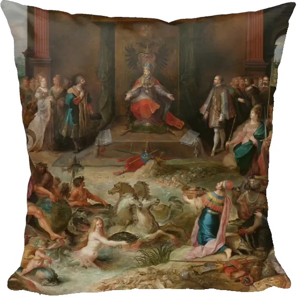 Allegory on the Abdication of Emperor Charles v in Brussels, c.1635-c.1640. Creator: Frans Francken II