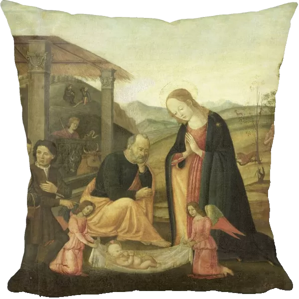 Adoration of the Christ Child, 1485-1520. Creator: Circle of Jacopo del Sellaio