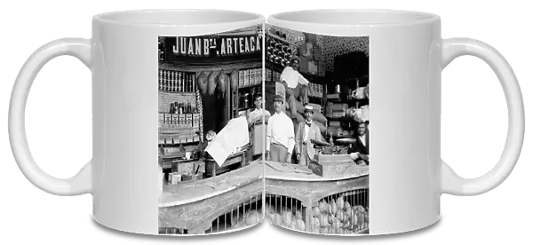 Provision store, Caracas, Venezuela, between 1900 and 1906. Creator: Unknown