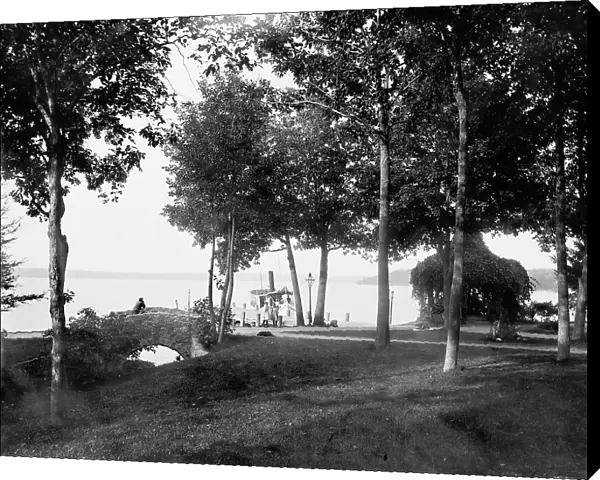View from Kay's (i.e. Kayes) Park, Lake Geneva, Wis. c1898. Creator: Unknown