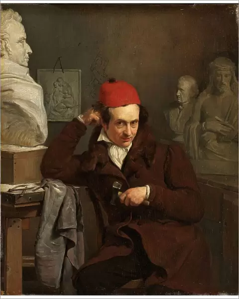 Portrait of Louis Royer, 1830. Creator: Charles van Beveren