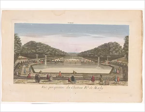 View of the Château de Marly, 1700-1799. Creator: Anon