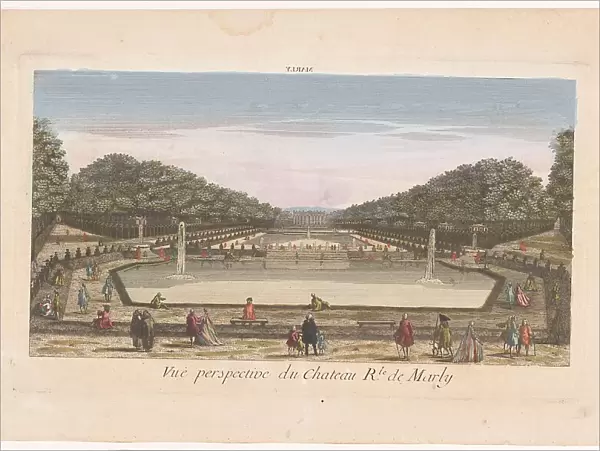 View of the Château de Marly, 1700-1799. Creator: Anon