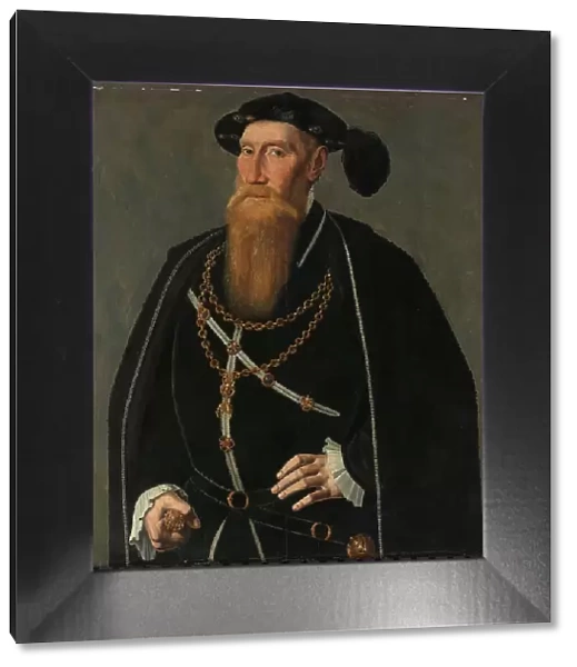 Portrait of Reinoud III of Brederode, c.1545. Creator: Jan van Scorel