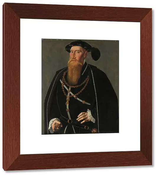 Portrait of Reinoud III of Brederode, c.1545. Creator: Jan van Scorel