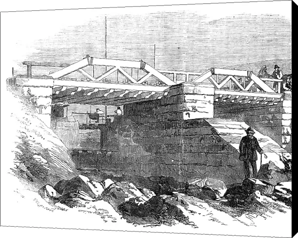 The Valparaiso and Santiago Railway - Bridge at Valparaiso, 1856. Creator: Unknown