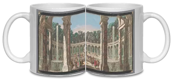 View of the Colonnade in the garden of Versailles, 1700-1799. Creators: Anon, Jacques Rigaud