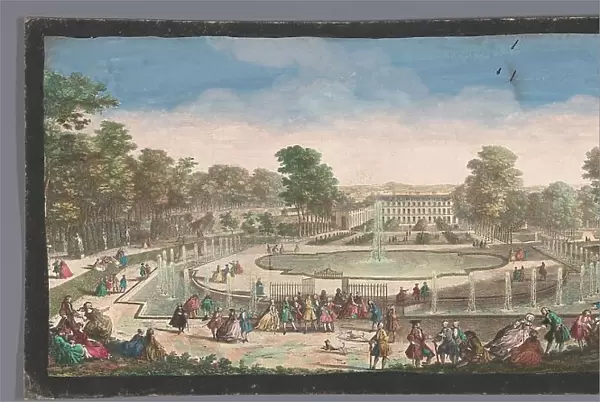View of the Orangery of the Château de Saint-Cloud, 1730. Creators: Anon, Jacques Rigaud