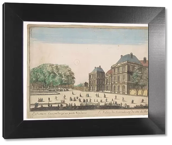 View of the Palais du Luxembourg in Paris seen from the garden, 1700-1799. Creator: Unknown