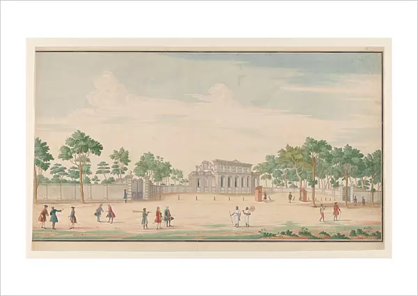 The Uytlught Country House, Colombo, c.1750. Creator: B. van Lier