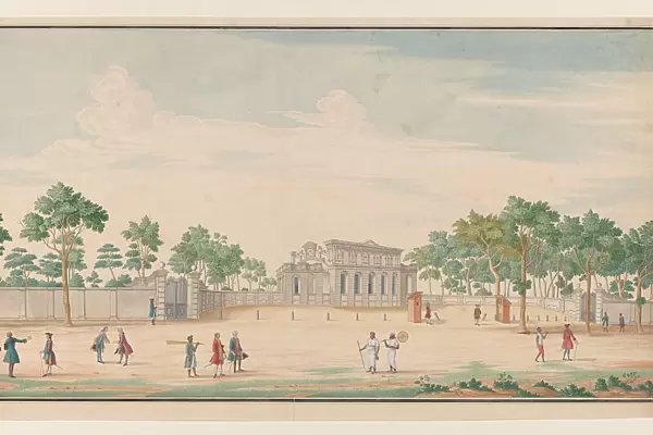 The Uytlught Country House, Colombo, c.1750. Creator: B. van Lier