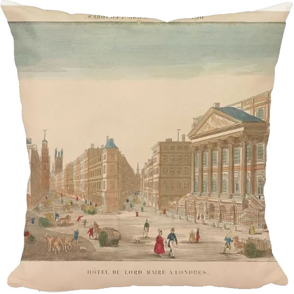 View of the Mansion House in London, 1700-1799. Creator: Unknown