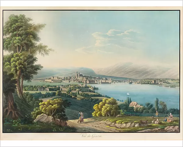 View of Geneva. Creator: Faizan, Alexandre (1791-1871)