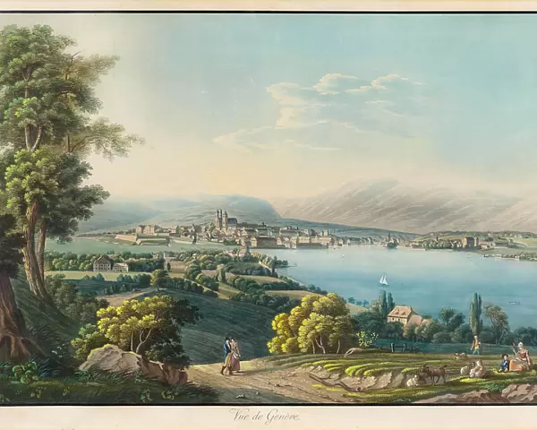 View of Geneva. Creator: Faizan, Alexandre (1791-1871)