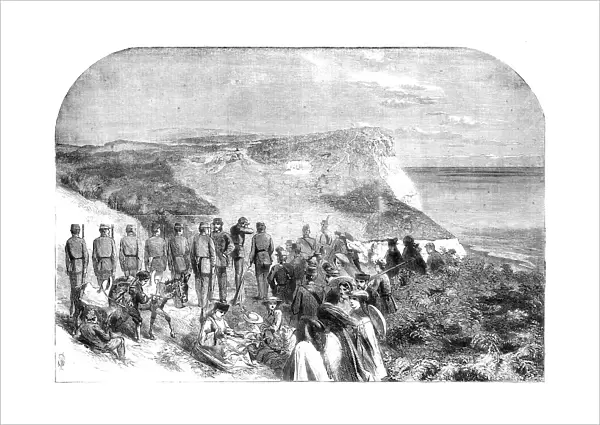 Rifle fete at Ecclesbourne, near Hastings, 1860. Creator: W Thomas