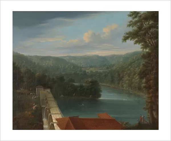 The Water Reservoirs, the so-called Bends, in Belgrad Forest, 1744-1763. Creator: Johann Christian Vollerdt