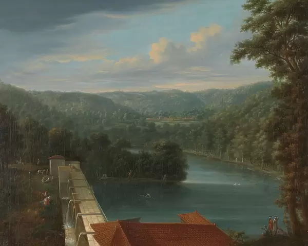 The Water Reservoirs, the so-called Bends, in Belgrad Forest, 1744-1763. Creator: Johann Christian Vollerdt