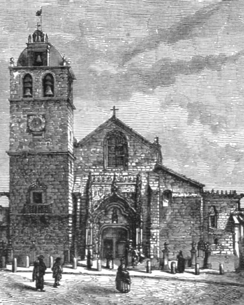 Church at Villa de Conde, near Oporto; Excursions near Lisbon, 1875. Creator: Unknown