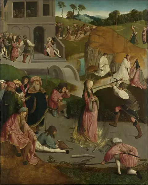 The Martyrdom of Saint Lucy, c.1505-c.1510. Creator: Master of the Figdor Deposition