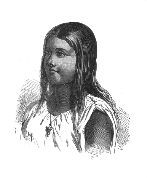 Indian Girl--Paraguay; A visit to Paraguay during the war, 1875. Creator: Unknown