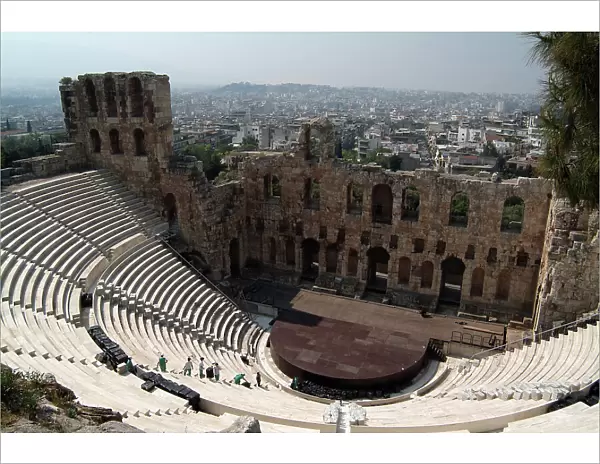 Odeon of Herodes Atticus, Athens, Greece, 2003. Creator: Ethel Davies
