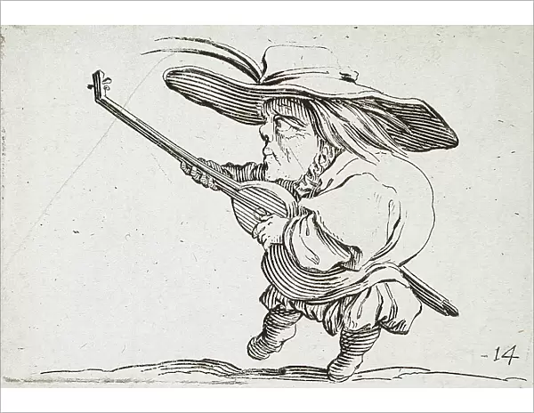 The Lute Player, c1616. Creator: Jacques Callot