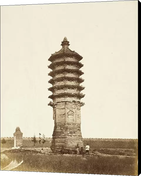 Multi-storied Pagoda, N. China, 1860. Creator: Felice Beato