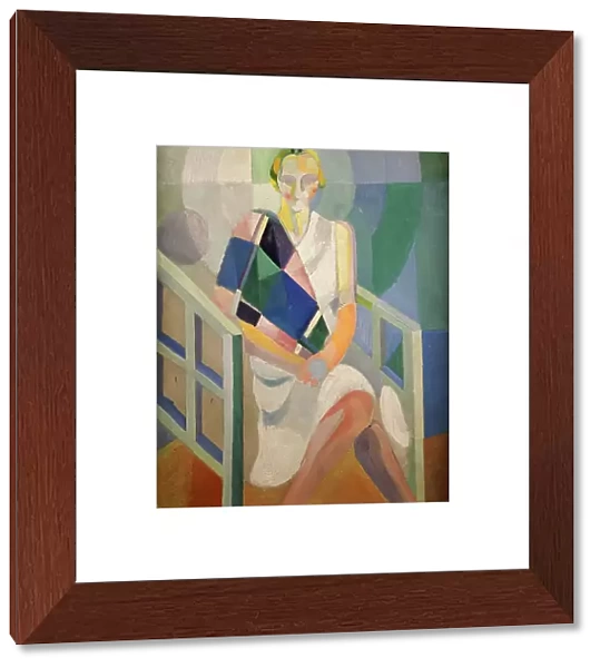 Portrait de Madame Heim, 1926-1927. Creator: Delaunay, Robert (1885-1941)