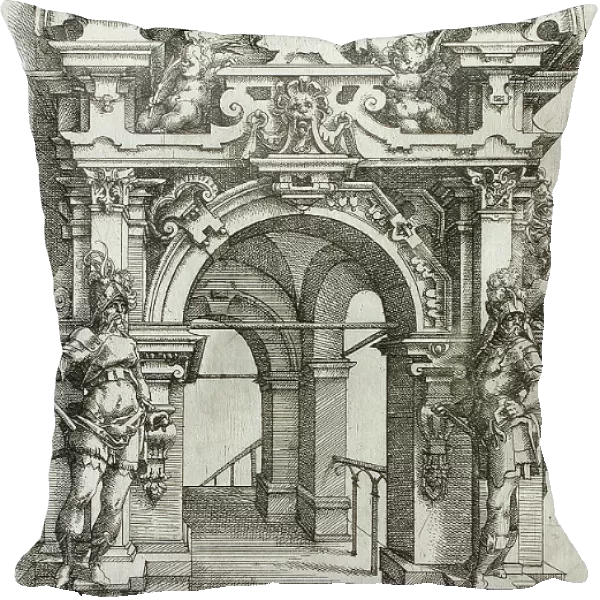Architectural Fantasy, 1598. Creator: Wendel Dietterlin the Elder