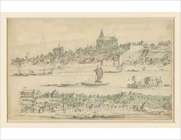 City on the Loire, 1600-1650. Creator: Anon