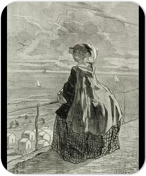 Ostende, 1857. Creator: Félicien Rops