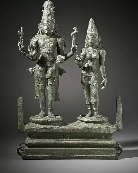 Shiva and Parvati, 13th century. Creator: Unknown