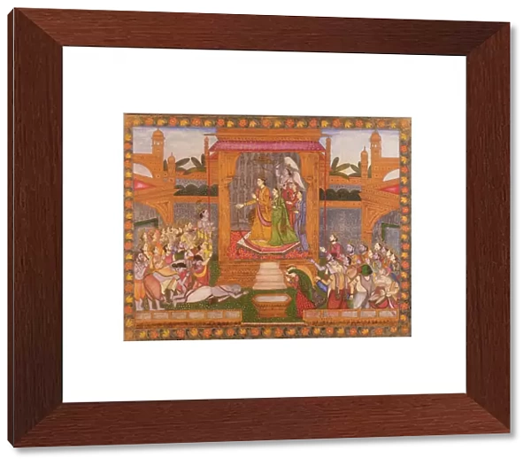 The Heavenly Audience of Shiva and Parvati (image 1 of 3), between c1830 and c1850. Creator: Unknown
