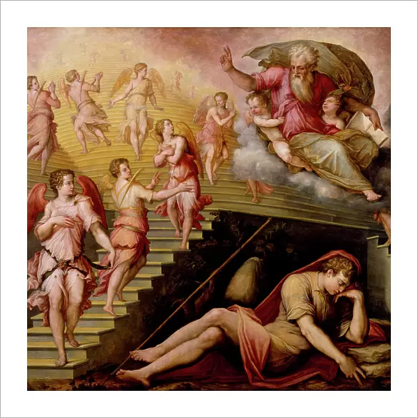 Jacob's Dream, 1557-1558. Creator: Giorgio Vasari
