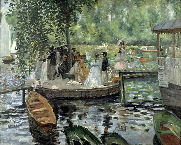 La Grenouillère, 1869. Creator: Pierre-Auguste Renoir
